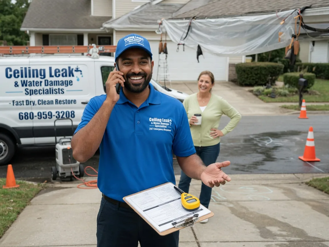 Ceiling Leak Cleanup Valley Farms, AZ FAQs
